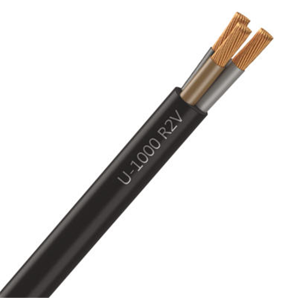 Câble U-1000 R2V - 3G - Noir