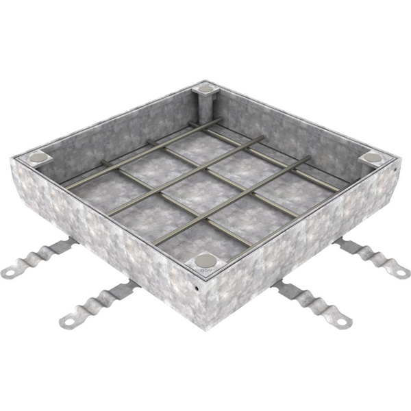 TRAPPE ACO UNIFACE ACIER GALVANISE 300X300MM H70MM C250 / 600KN