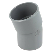 Coude PVC à coller 20° Mâle/Femelle Diamètre 63 mm couleur gris