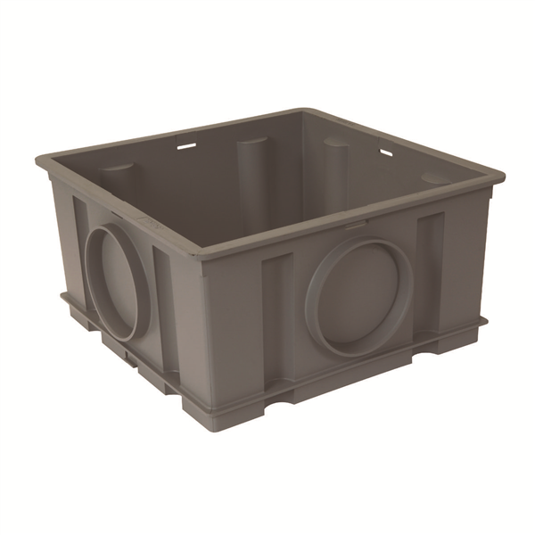 Rehausse Nicoll RETETX pour regard RETX - emboîture Ø 100 mm - 30 x 30 CM - hauteur 15 CM
