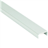 Profil U rigide PVC blanc - pour panneau 19 mm - longueur 2.75 m