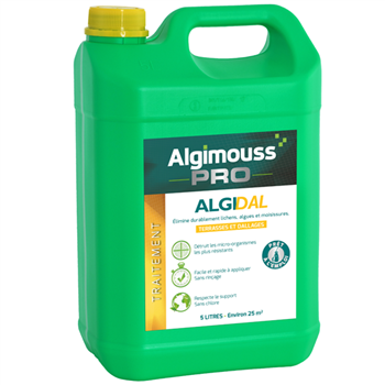 Traitement terrasse et dallage - Algidal Algimouss - Bidon de 5 LTR