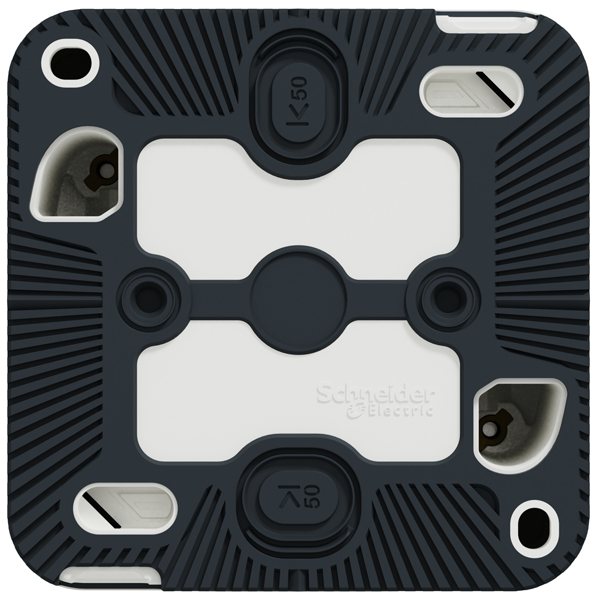 Interrupteur va-et-vient en saillie Schneider Mureva Styl complet - IP55 - IK08 - blanc - 10AX 250V