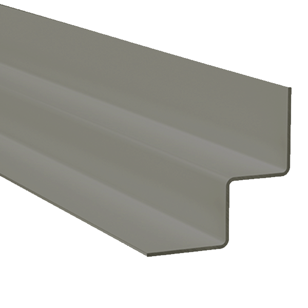 Profilé d'angle intérieur MetalTrim pour bardage Hardie Plank - aluminium laqué Gris ardoise - longueur 3 M