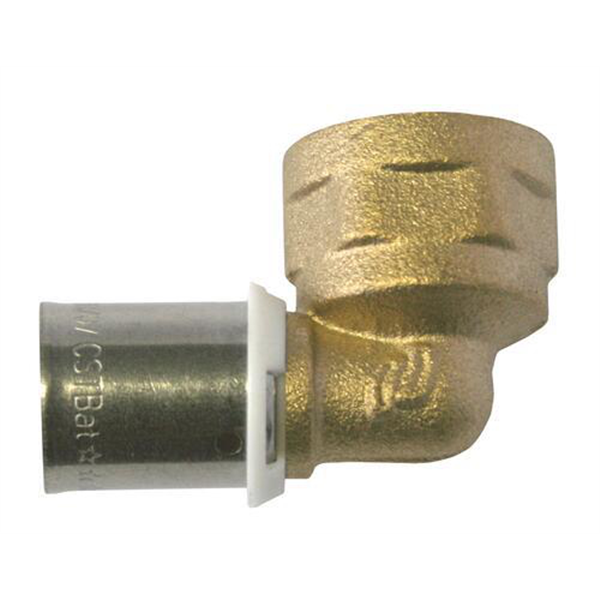 Coude femelle à sertir - Femelle coudé 15/21 - PER Ø16