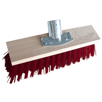 Balai de cantonnier crynovil rouge Brosserie Thomas longueur 40 cm