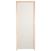 Bloc porte coupe-feu EI30 prépeint chant droit - Huisserie 88/56 - serrure 1 point - Chauvat - 204 CM x 83 CM - Poussant gauche
