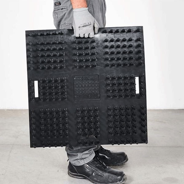 Tapis de découpe pour carreleur avec picots - Up The Tiler - 58 x 58 cm