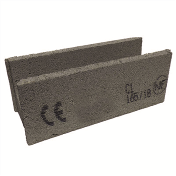 Bloc béton linteau rectifié à emboîtement AIRIUM - 500 x 200 x 200 mm