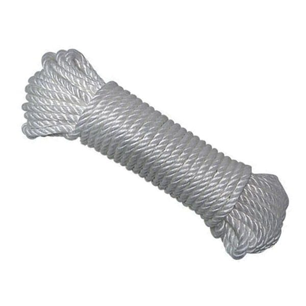 Corde polypropylène traitée anti-UV blanche Ø 8 mm longueur 25 m