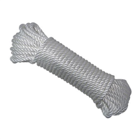 Corde De Bateau En Polypropylène 8mm X 100m - Blanche, Flottante Et Résistante Aux Intempéries | Pour Amarrage, Gréement, Quai Et Marine