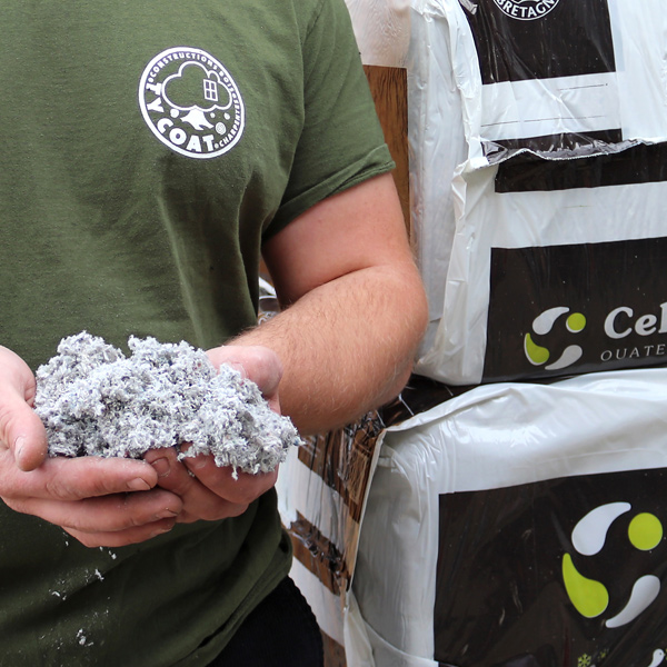 Ouate de cellulose Cellaouate isolant biosourcé en vrac - Sac de 10 kg