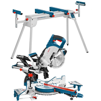 Scie à onglet radiale Bosch GCM 8 SJL+ support de travail GTA 2600