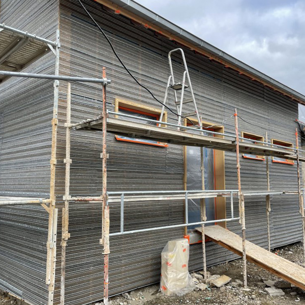 Lattis nervuré en acier galvanisé Nergalto sans papier - 2,50 M x 0,60 M