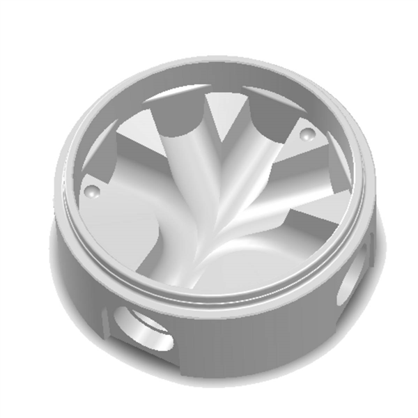 Fond regard EU PRO Ø1000 - MULTI 5 entrées pour 200 PVC/200 FTE - NF