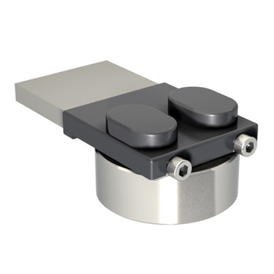 Pivot supérieur réglable à souder portail lourd - Capacité 750 Kg - Diamètre 70 mm - Acier