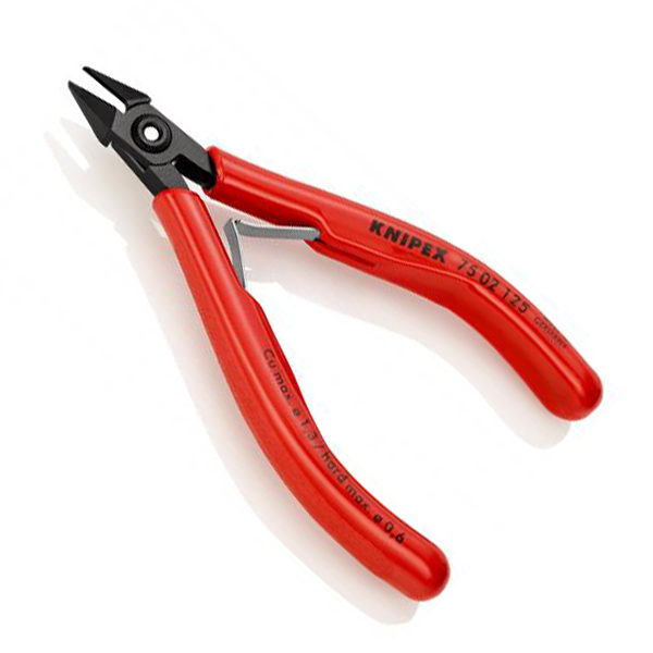Pince coupante de côté pour électronique 125 mm - Coupe de précision fils doux et durs - Knipex