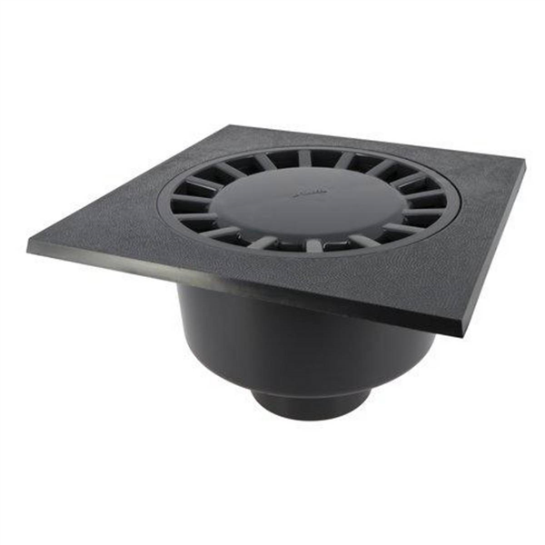 Siphon de cour emboîture extérieure verticale PVC 30x30cm SC1110A