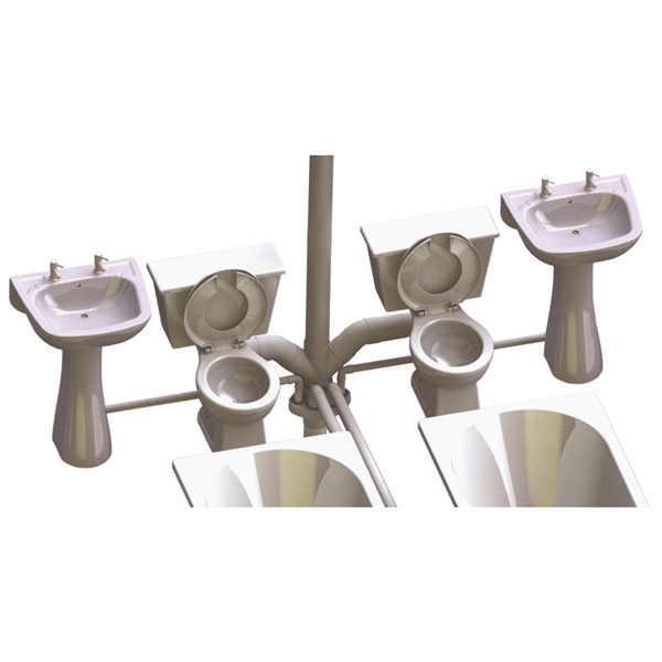 Multiconnecteur BARTOL 4 - DN100/110 - 32-40-50  ATEC  14/14-2045