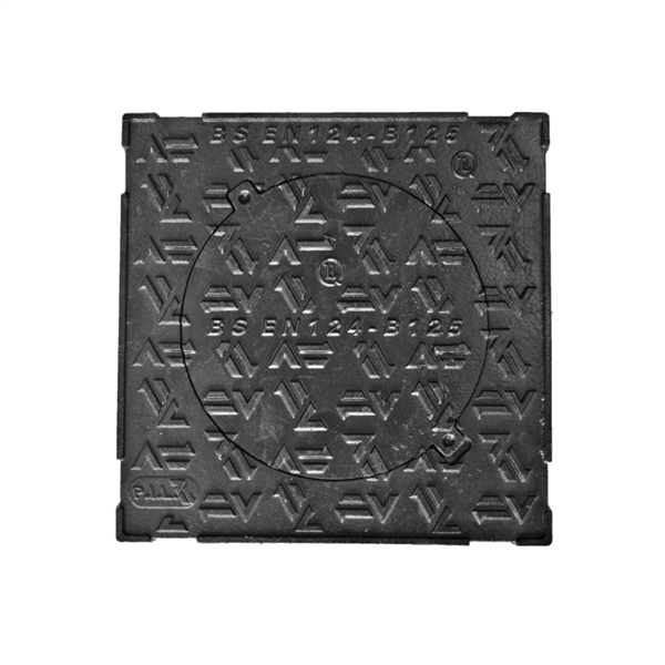 Regard de trottoir cadre carré B125 600x600