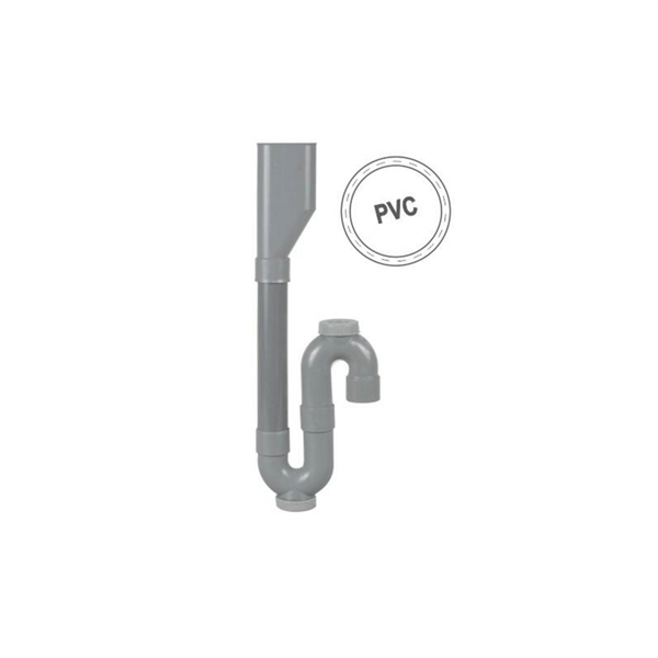SIPHON M.A L  PVC DOUBLE SORTIE VERTICALE DIRECTE