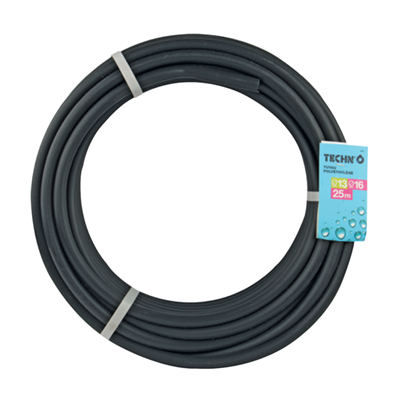 Tuyau polyéthylène pour arrosage goutte à goutte - Diamètre 13 x 16 - Couronne 25 mètres