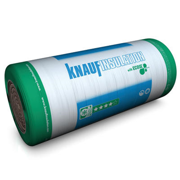 Rouleau laine de verre pour murs et combles - KI FIT 035 Nu Knauf - R=4,00 m².K/W - 5,30 M x 1,20 M - ép.140 MM