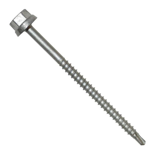 Vis bac acier sur panne bois Zamac naturel - Zacrovis Bois TH12 - 6,5 MM x 100,0 MM - Boîte de 100