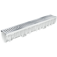 Caniveau MEARIN PLUS 100 avec grille passerelle acier galvanisé CLIPFIX A15 1M