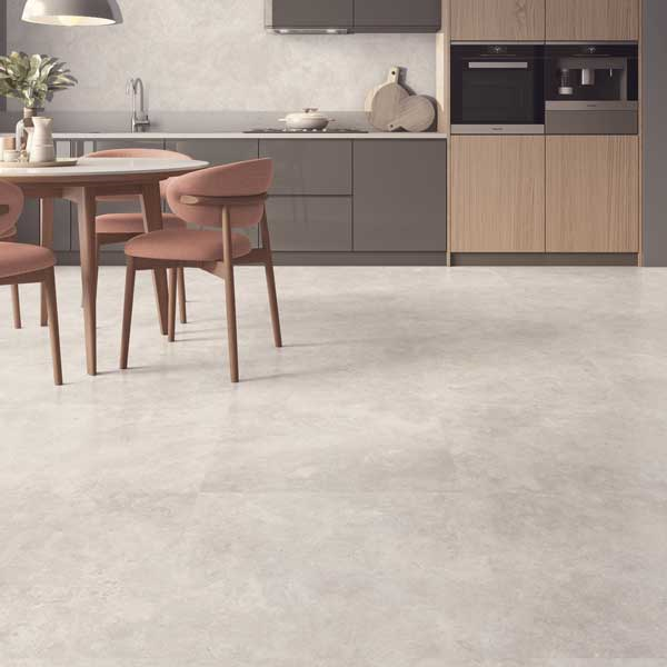 Carrelage sol intérieur en grès cérame émaillé Greige  – 60.5 x 60.5 cm – ép. 8 mm - Timeless