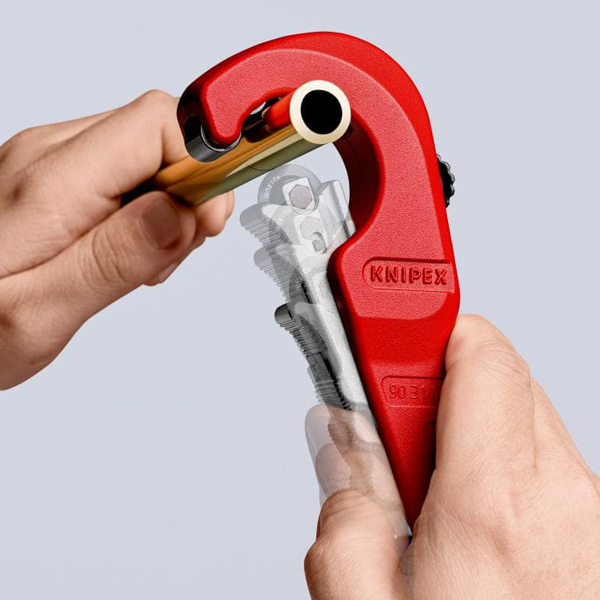 Coupe-tubes compact pour tubes cuivre et inox - TubiX Knipex - Capacité Ø 6 - 35 mm