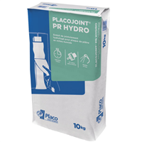 Enduit en poudre hydrofugé H1 Placojoint PR Hydro pour jontoiement en local humide - sac de 10,0 KG