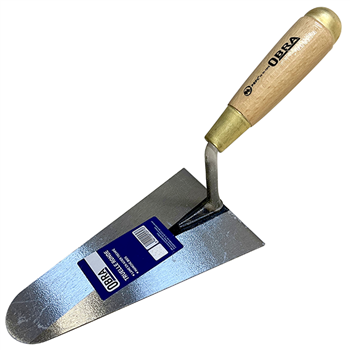 Truelle italienne ronde Obra longueur 20 cm manche bois