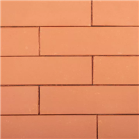 Plaquette de parement en terre cuite - 28 x 5 cm - ép. 1,4 cm - Rouge