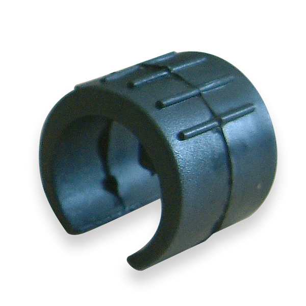 Clips plastique pour tube - noir - Ø 30 mm