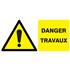 DANGER TRAVAUX 330x200mm