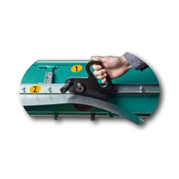 Couteau à molette CCM coupe 1 mm acier - 1 mm alu