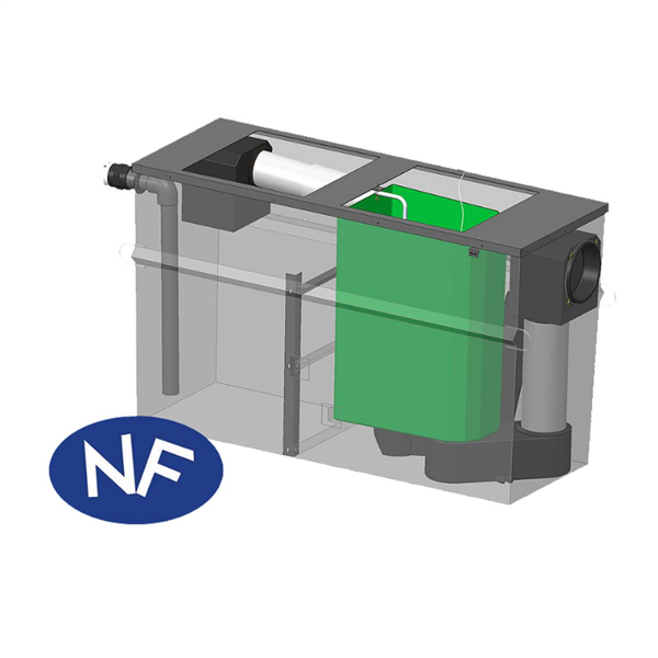 SEP. HYDRO. NF ACIER 5 mg/l DEB. V100 ET BY-PASS TN06