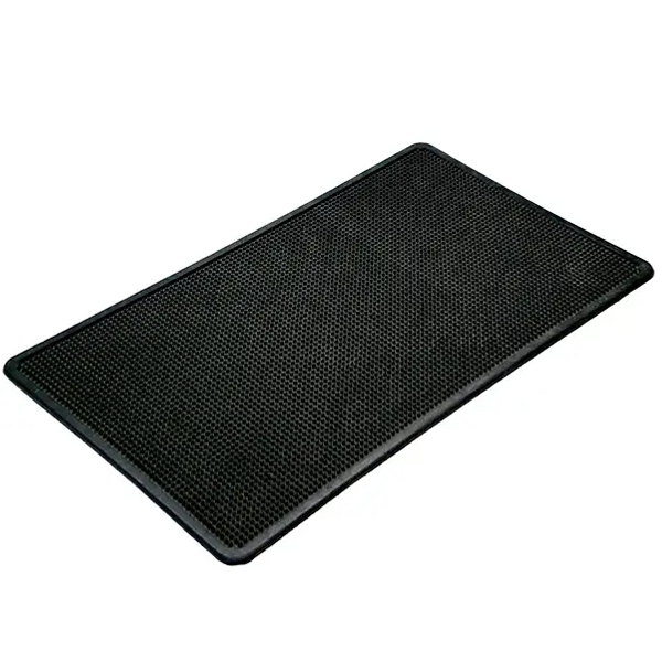 Tapis d'entrée grattant pour extérieur - M52 - 100% caoutchouc noir - 80 x 100 cm
