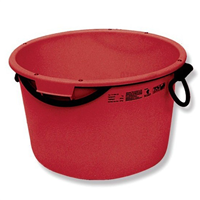 Bac à mortier rond en plastique Altrad BM090 - capacité 90 litres - 250 kg maximum