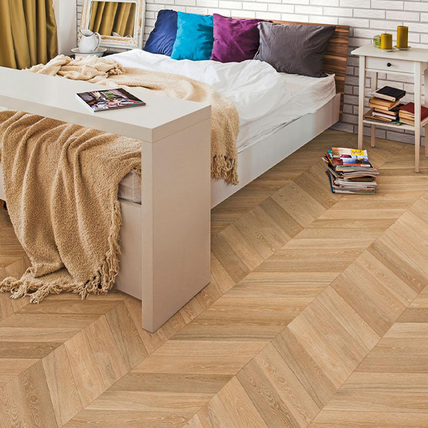 Carrelage sol intérieur effet bois - Woodchoice - Sugar - 54 cm x 11 cm - ép.9 mm