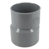 Réduction extérieure excentrée PVC pour évacuation d'eau - mâle/femelle - Ø 100/90 mm