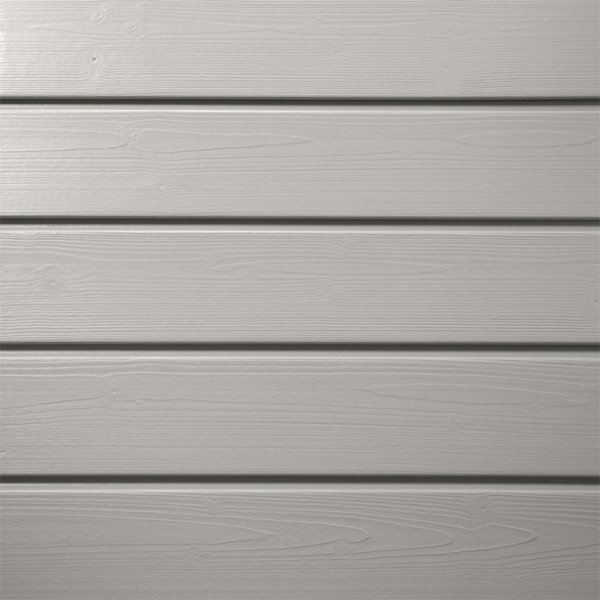 Bardage bois peint en Sapin du Nord de classe 3.1 - Extra Silverwood - Profil Line - 20,00 MM x 125,00 MM - Long. 3,85 M - Coloris Gris lumière