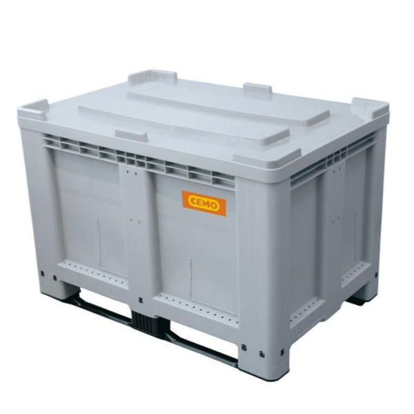 Couvercle Cemo pour Box Batterie VL et PL 525 - Dimensions 122 x 82 x 6 cm - Polyéthylène - Gris