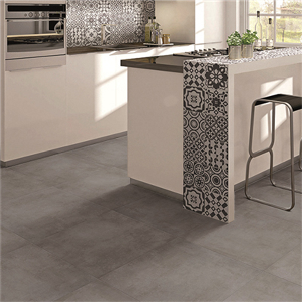 Plinthe FLOWING EDILIS en grès cérame - Grey - 7,5 CMx60,4 CM