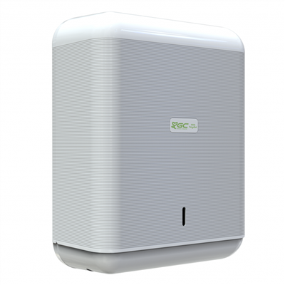 Distributeur essuie-mains enchevêtrés - en plastique 100% recyclé - blanc