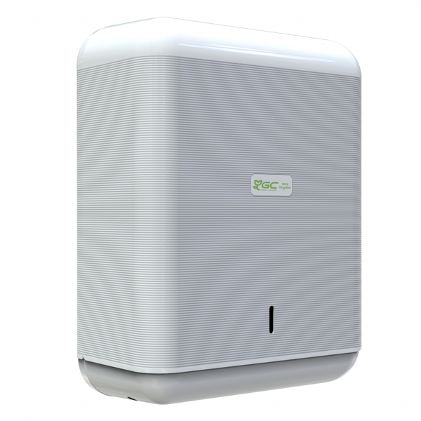 Distributeur essuie-mains enchevêtrés - en plastique 100% recyclé - blanc