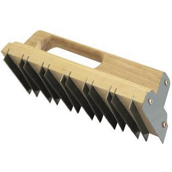 Chemin de fer plat avec 12 lames dentées pas de 2 mm dimensions 300 x 70 mm Taliaplast