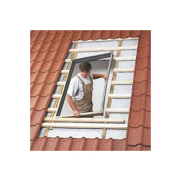 Bloc isolant Velux BDX 0000 à pose traditionnelle pour fenêtre de toit CK02 de 55,0 CM x 78,0 CM