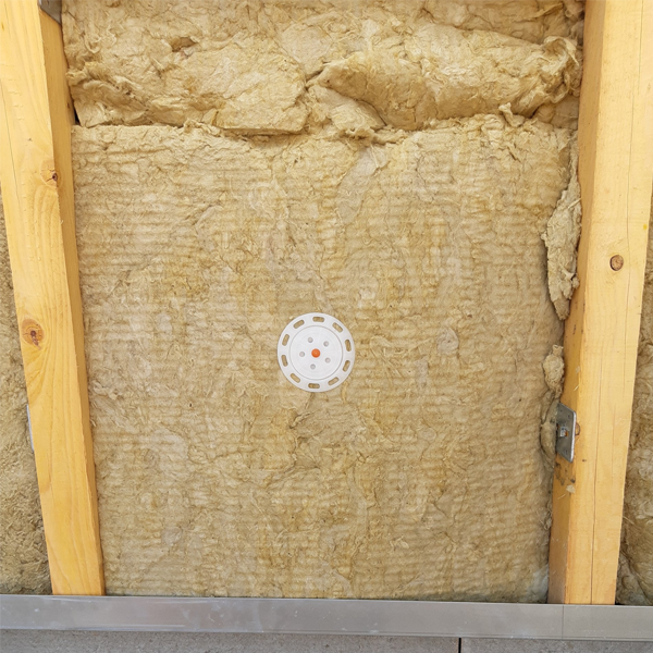 Rondelle plastique pour cheville ISOWOOD diamètre 90 mm boîte de 100